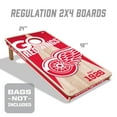 thumbnail image 2 of YouTheFan NHLDetroit Red Wings 2' x 4' Cornhole Game No Bags, 2 of 5