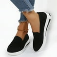 thumbnail image 3 of Walking Shoes For Women Orthopedic Air Cushioned Sole Knit Driving Loafers Comfortable Slip-on Flat Shoes Clearance Sale, 3 of 7