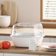 thumbnail image 4 of SPOORYYO 4 In 1 Defrosting Tray Meat Defroster With Layer Draining Basket Airtight Food Preservation And Thawing Machine For Home Kitchen, 4 of 9