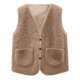 thumbnail image 5 of Cowsor Toddler Girls Boys Fleece Vest Kids V-Neck Vest Jacket Lightweight Sleevless Fall Winter Warm Outerwear, 5 of 6