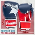 thumbnail image 3 of Franklin Sports Kids Boxing Gloves Set - Future Champs Youth Training Boxing Gloves for Kids Ages 5-8 - 6 Ounce Kids Boxing Training Gloves for Boys + Girls - Red + Blue Pair, 3 of 10