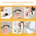 thumbnail image 5 of DWVO 5.28 Gallon Portable Toilet for RV Travel, Camping Porta Potty RV Toilet for Outdoor, 5 of 6