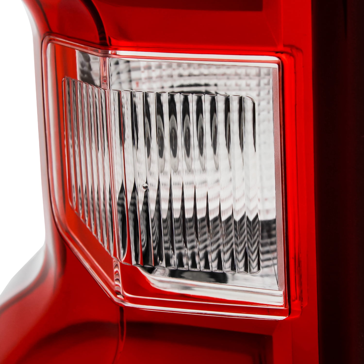 AKKON - Fits 2019-2024 Chevy Sliverado 1500 20-24 2500HD 3500HD [LED Type] Tube Signal Chrome Red Tail Light Driver Left