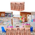 thumbnail image 4 of Uxcell Metallic Foil Fringe Tinsel Table Skirts for Party Rose Gold, 4 of 7