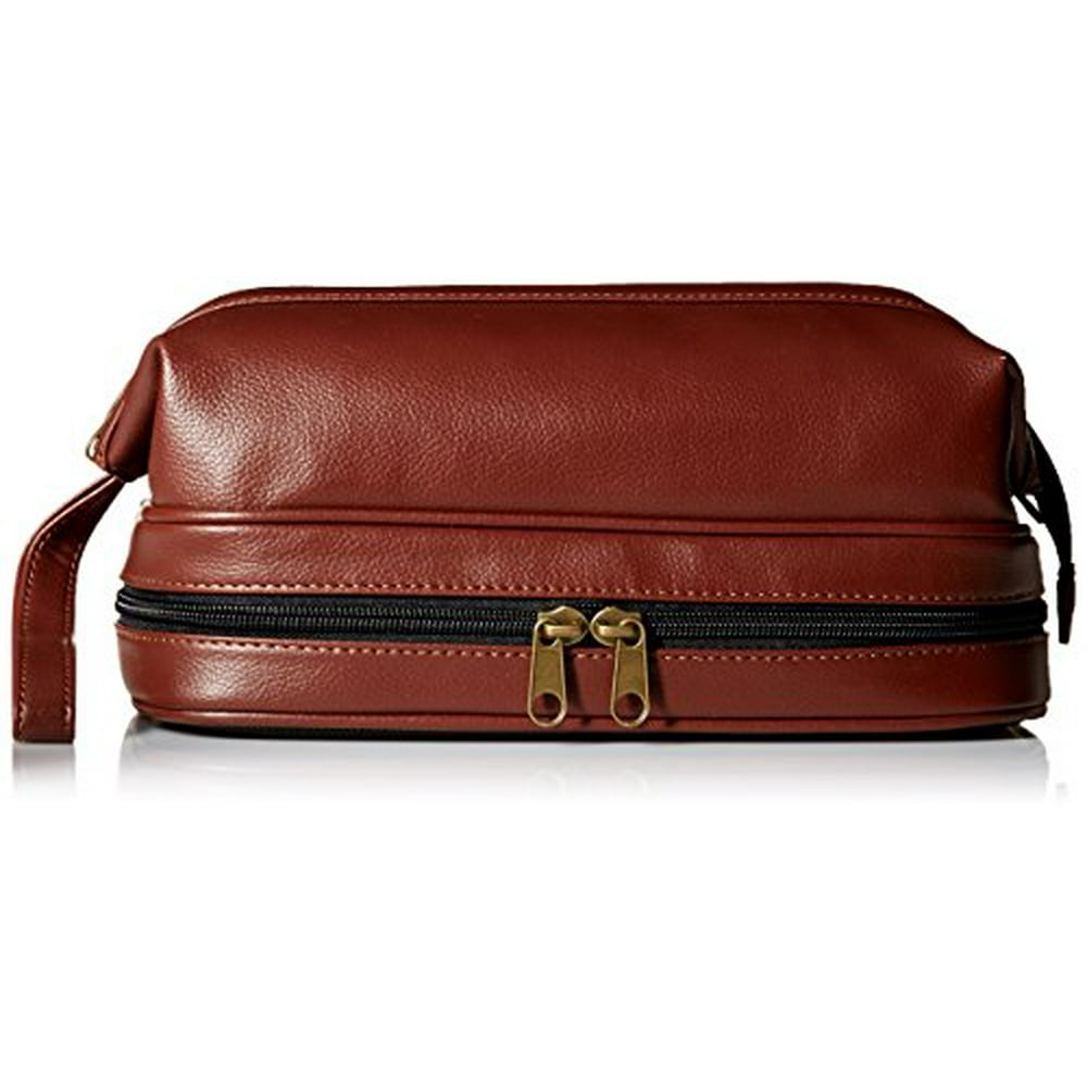 Dopp Dopp Men's Jumbo Framed Travel Kit with Bonus Items, Mahogany