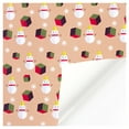 thumbnail image 1 of 1PCs ( 70cmX50cm, 4.11 Square Feet)Single-sided Christmas Wrapping Paper, Classic Santa Claus And Other Patterns, 1 of 3