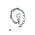 thumbnail image 2 of 35” Gooseneck Trailer Safety Chain w/3/8” Slip hook Clip Trailer Heavy Duty Towing Chain 0900145, 2 of 2