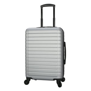 Protege Vacationer 20" TSA-Approved Expandable Hardside Carry-On Luggage, Silver
