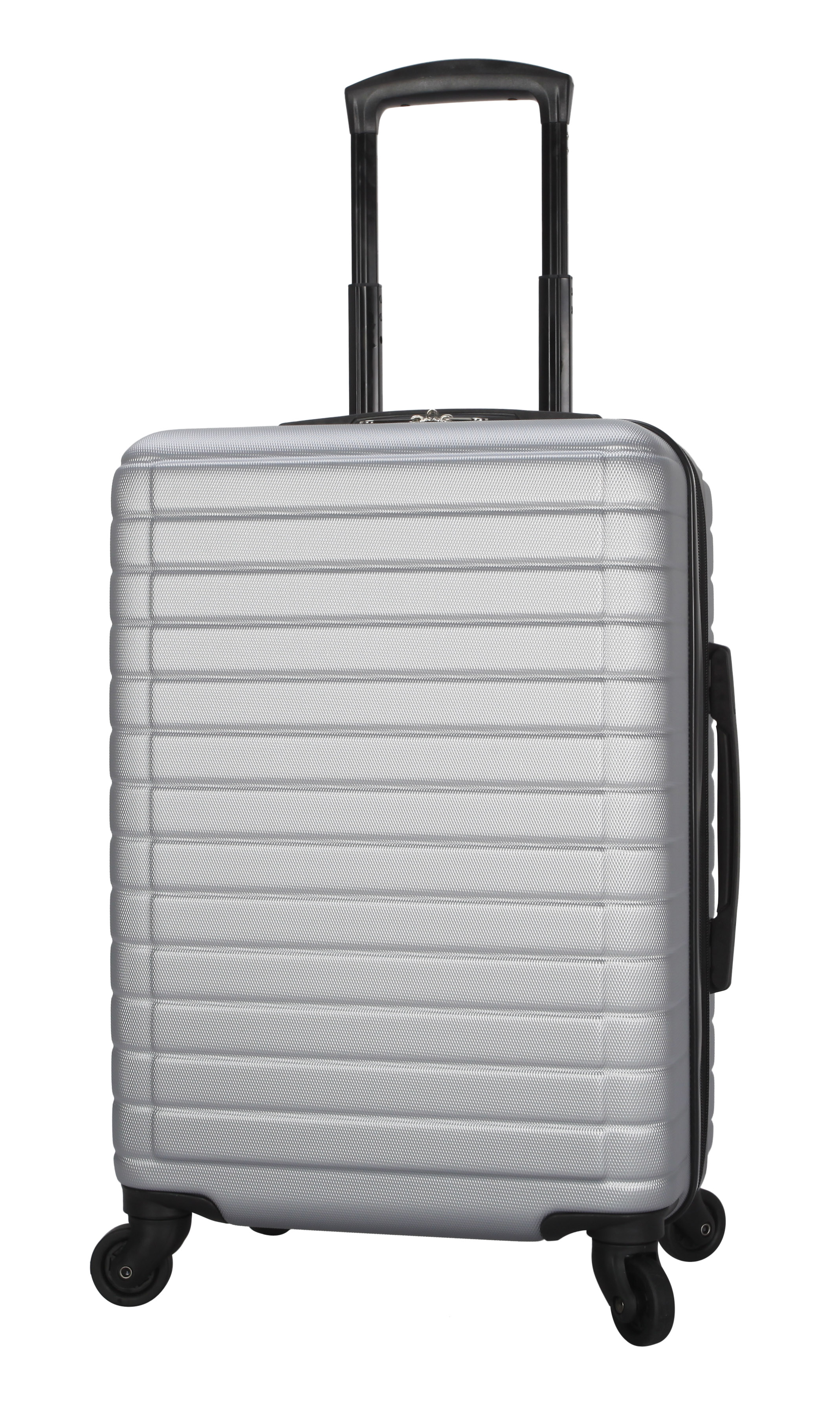 Protege Vacationer 20" TSA-Approved Expandable Hardside Carry-On Luggage, Silver