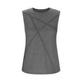 thumbnail image 5 of BLVB Summer Tank Tops for Women Loose Crewneck Sleeveless Tshirts Solid Color Basic Tees Fashion Tunic Blouses for Casual Workout, 5 of 6