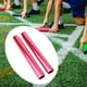 thumbnail image 5 of 2 piezas de relé de aleación de aluminio palitos de carreras de rango de equipo portátiles competiciones oficiales de juego herramientas deportivas de Rojo, 5 of 8