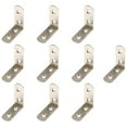 thumbnail image 2 of Escuadra de esquina de acero inoxidable de 10 pulgadas, soporte angular para unión de esquinas para montaje en pared, resistente 50x50x20mm, 2 of 5