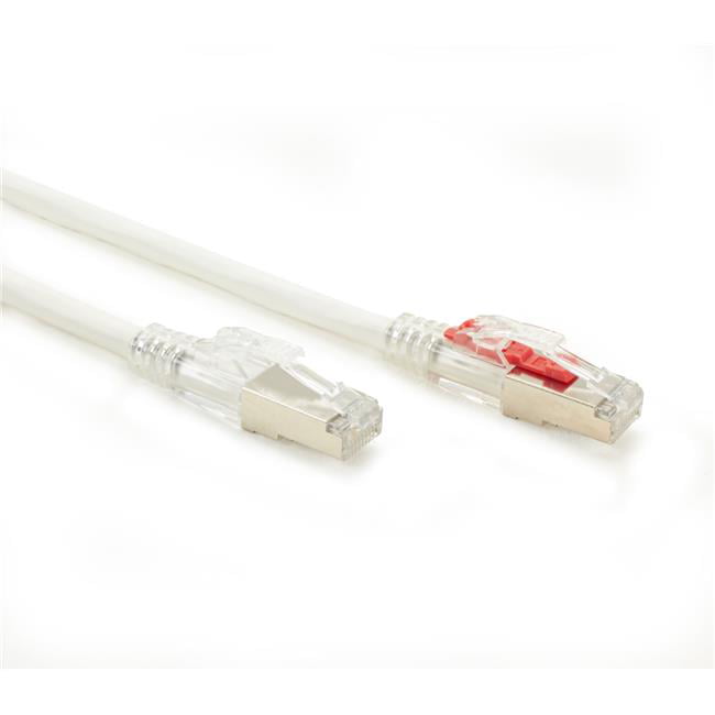 Slimline TAA GigaTrue 3 CAT6 550-MHz Patch Cable UTP Gray 15-ft. 4.5-m Lockable