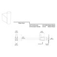 thumbnail image 2 of Gatco 4735 Bleu Robe Hook, Satin Nickel, 2 of 5
