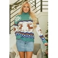 thumbnail image 6 of Redhotype Cute Reindeer Snowflake Turtleneck, Warm Holiday Sweater!, 6 of 8