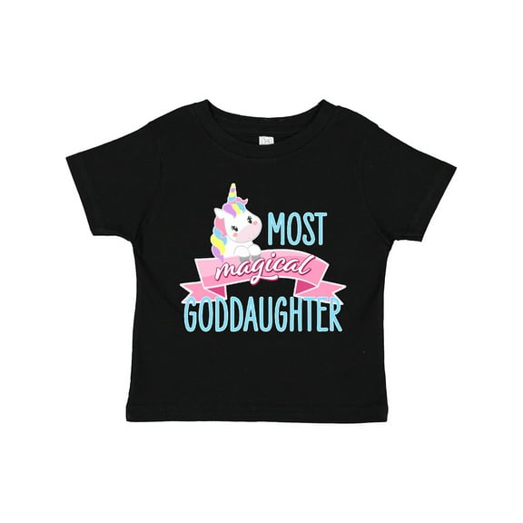 Inktastic Most Magical Goddaughter Cute Unicorn Girls Toddler T-Shirt