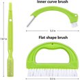 thumbnail image 2 of 4 In 1 Tile Grout Brush, Tile Glass Grout Brush For Kitchen And Household, Green, 2 of 5