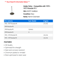 thumbnail image 2 of Intake Valve - Compatible with 1970 - 1977 Porsche 911 1971 1972 1973 1974 1975 1976, 2 of 2