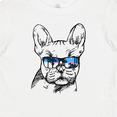 thumbnail image 4 of Inktastic French Bulldog Portrait with Sunglasses Boys or Girls Baby T-Shirt, 4 of 5