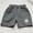 Dark Gray, variant on NAISIBABY Girls Terry Shorts, Loose Comfy Elastic Waist Graphic Summer Active Shorts Dark Gray 9-10T