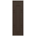 thumbnail image 5 of Ekena Millwork 12"W x 52"H True Fit PVC Hastings Fixed Mount Shutters, Raisin Brown (Per Pair - Hardware Not Included), 5 of 9