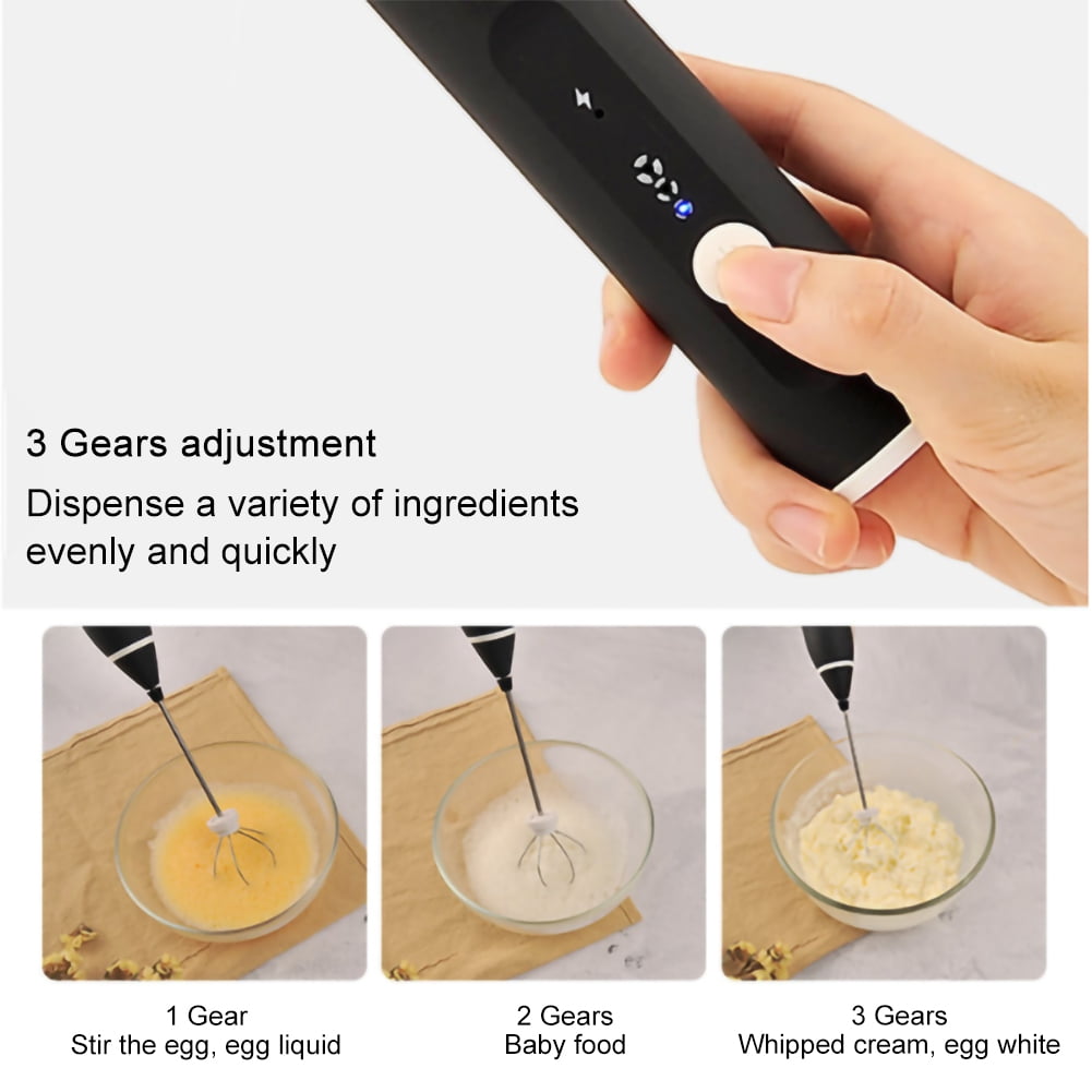 Asani RNAB09NYD3LH8 5 in 1 handheld immersion blender, anti-splash stick  blender with a milk frother, egg whisk, food grinder, and blending conta