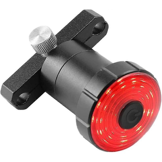Luz trasera para bicicleta, recargable, inteligente, con sensor de freno y soporte para sillín, accesorios para bicicleta de carretera