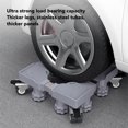 thumbnail image 4 of Washing Machine Roller, PVC Stainless Steel Movable Furniture Base Universal  for Dryer, 4 of 8