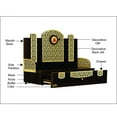 thumbnail image 2 of Customized Handmade Wooden Pooja Chowki with LED Light for Home and Office| Pooja Chowki / Open Puja Mandir |Wall Hanging /Table Top Home, 2 of 5