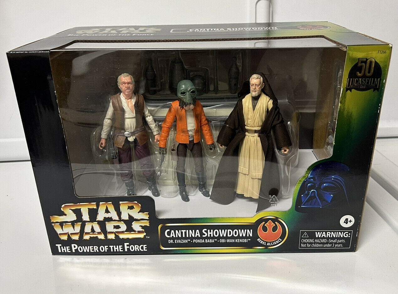STAR WARS TPOTF CANTINA SHOWDOWN BASE STAND FOR 3.75" ACTION FIGURES 