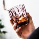 thumbnail image 4 of Vasos de cristal con relieve de diamantes de colores, resistentes al calor, ideales for agua, leche, zumo, cerveza, cócteles y vino., 4 of 7