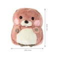 thumbnail image 5 of KAKOWELY Bolso bandolera de peluche con forma de animal, bolso bandolera de peluche con forma de animal, bolso bandolera decorativo, 5 of 5