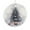 Pattern-3, variant on Christmas Tree Ornament Wild Chickadees with Pinecones Xmas Tree Ornaments Christmas Holiday Decorations Watercolor Chickadee Pine Cone Christmas Ornaments