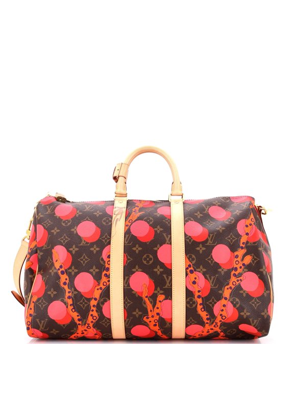Pre-Owned Keepall Bandouliere Bag Limited Edition Monogram Ramages 45 By Rebag