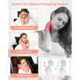 thumbnail image 5 of 2-in-1 Travel Pillow, U-Shape Neck & Head Support Pillow, Napping Pillow Relax Arms, Ergonomic Memory Foam Neck Pillow for Airplane, Car, Train, Bus and Home Use, 5 of 7
