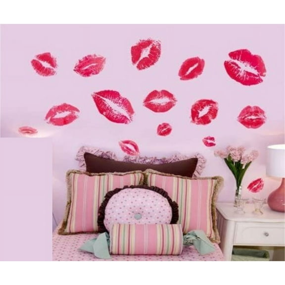 Home Decor Vinyl Wall Sticker Sexy Red Lips Kids Room Decal Art Mural Wallpaper