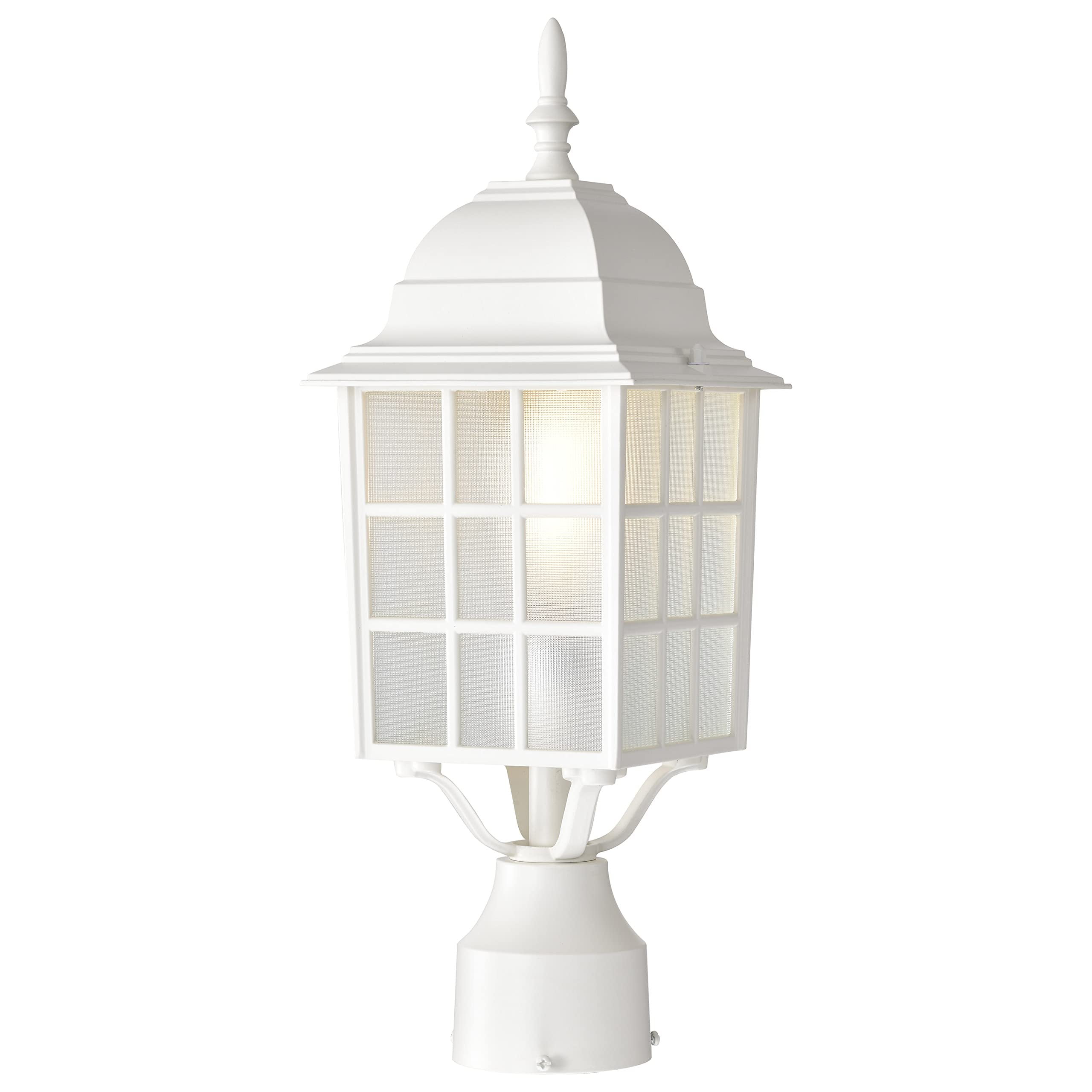 Nuvo 60-4907 - Adams - 1 Light - 17" Outdoor Post W/ Frosted Glass