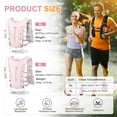 thumbnail image 4 of Chaleco de hidratación para correr BECOJADDE con bolsa de agua de 1,5 L, 5 litros, rosa, 4 of 7