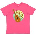thumbnail image 3 of Inktastic Cute Guitar with Musical Notes Youth T-Shirt, 3 of 5