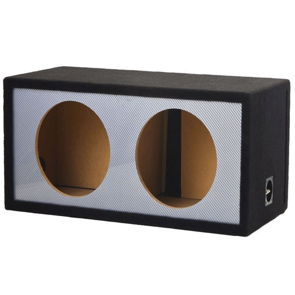 Atrend 12DVNC Dual 12" Carbon Fiber Vented Enclosure for Alpine Subwoofers