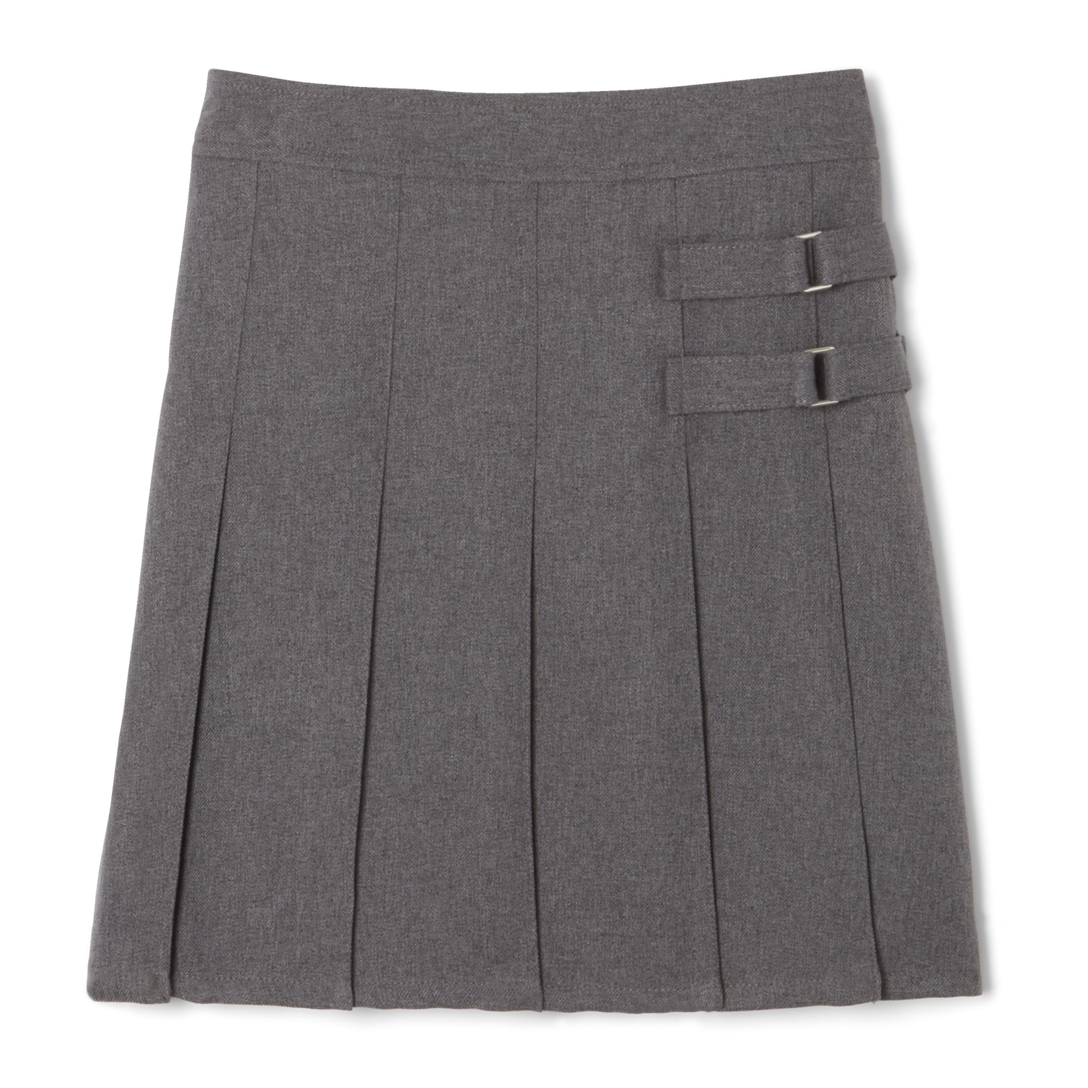 French Toast Toddler Girls School Uniform Adjustable Waist 2-Tab Scooter Skirt
