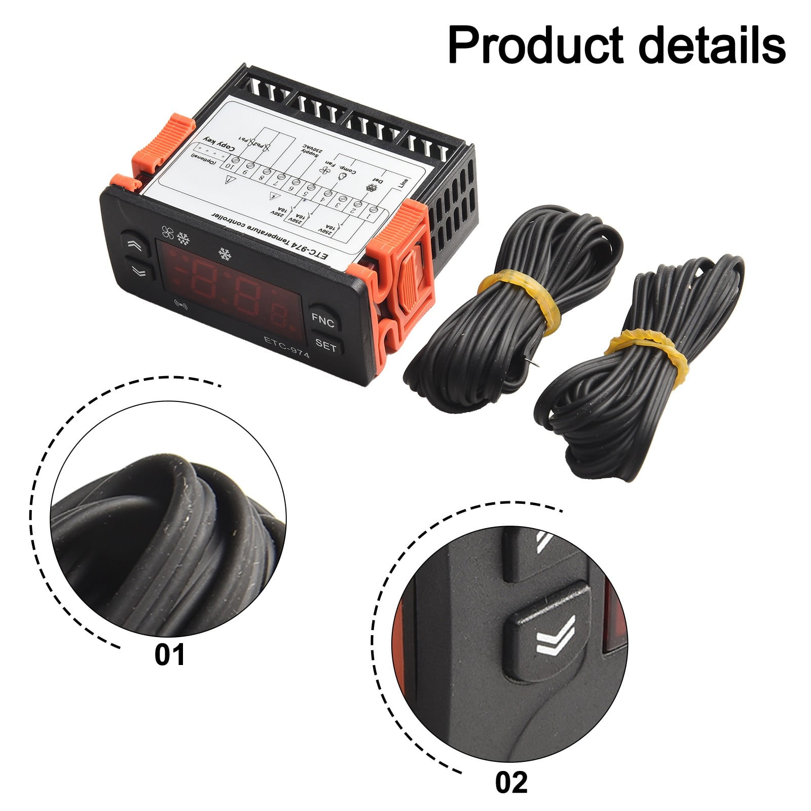 Etc974 Advanced Digital Controller With Ptc Probe Offering Enhanced Reliability In Temperature Regulation Tasks