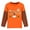 2# Orange, variant on Little Hand Boys Toddler Halloween Skeleton Shirt Truck Long Sleeve T-Shirt Boo Pumpkin Tee Top Children Grils Clothes Size 2-7T