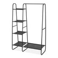 Whitmor Freestanding Wardrobe w/Fine Mesh Fabric Shelves for Portable