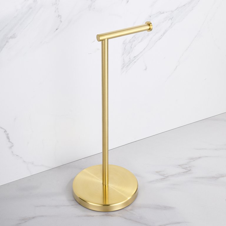 KES Gold Toilet Paper Holder Stand Marble Freestanding Holder