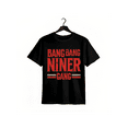 thumbnail image 1 of graphic tees - Cotton Short Sleeve Niner Football Gang T-Shirt - men gifts, 1 of 6