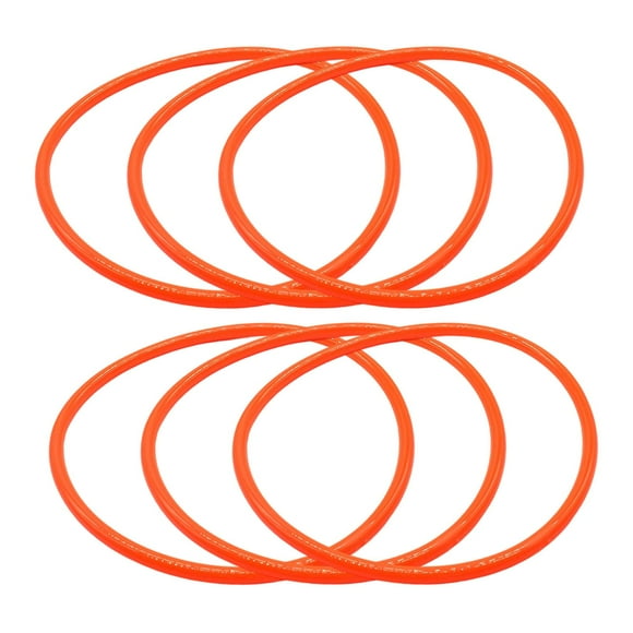 6 piezas KT6808, anillos de goma, rodillos, piezas para máquina pulidora, rendimiento, prácticos accesorios de repuesto profesionales.