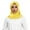 Yellow, variant on Elegant Satin Head Scarf Square Soft Hijab Wrap for Fashionable Hair Band Neck Cover