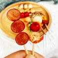 thumbnail image 7 of Holzlrgus 1：6 Scale Miniature Barbecue Food 5 Pcs Realistic Plastic Mini Roast Meat Scallop Tomato Shrimp Model Artificial Doll Set for Min House Kitchen Cabinet Ornament Decoration, Multicolor, 7 of 7