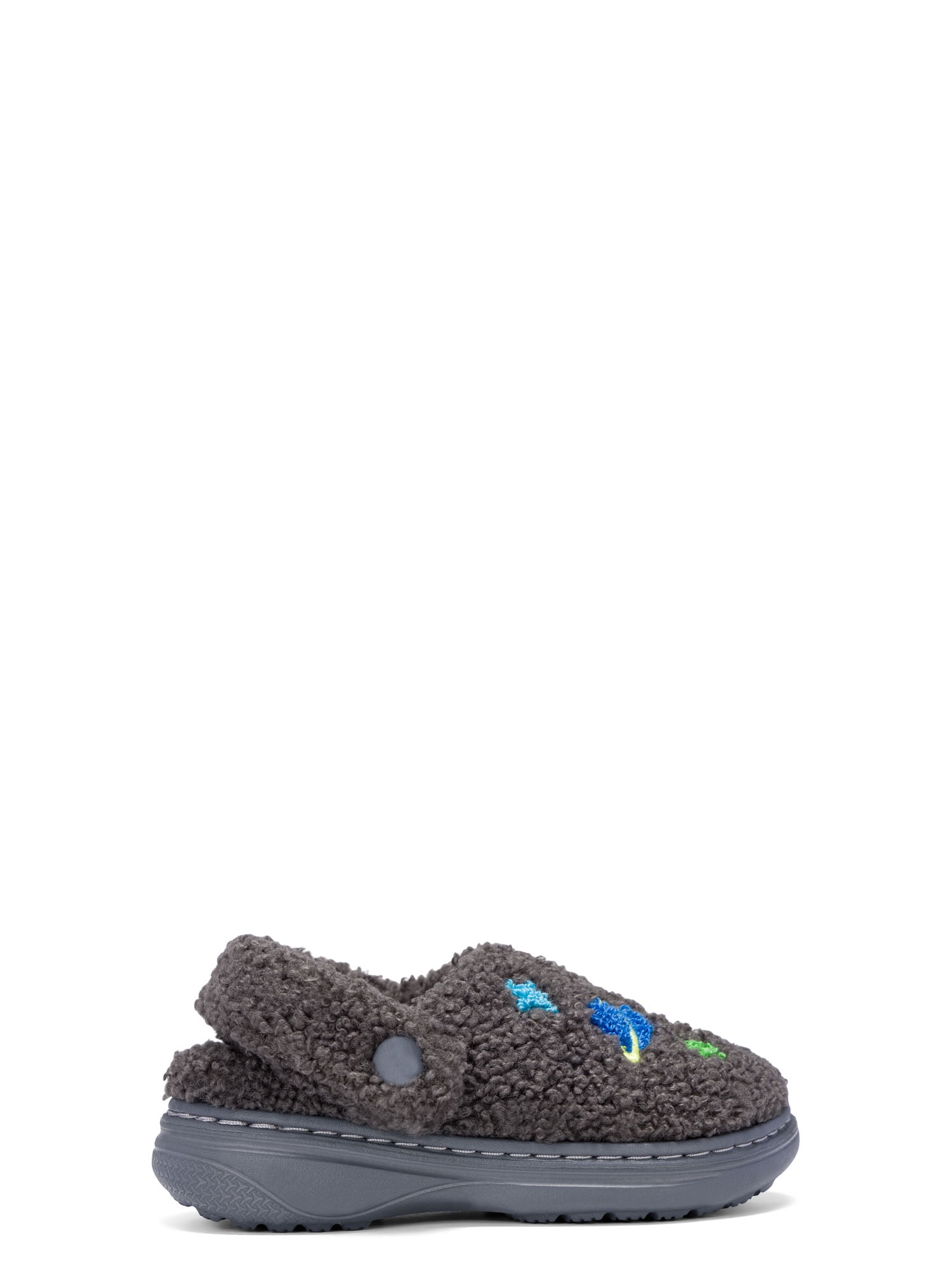 Rugged Shark Toddler Boys Sherpa Fuzzy Clogs